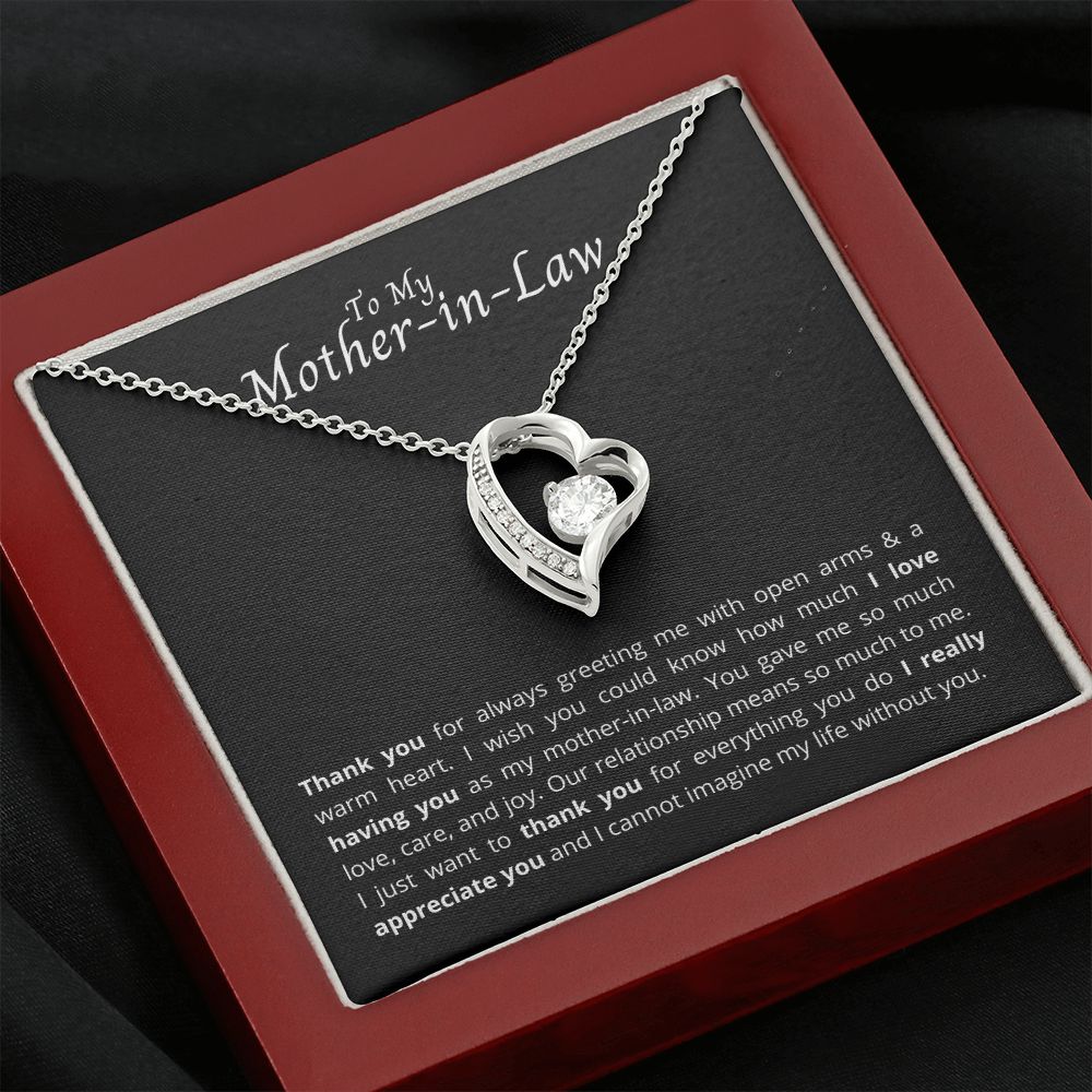 To My Mother - in - Law - Thank you for everything you do!