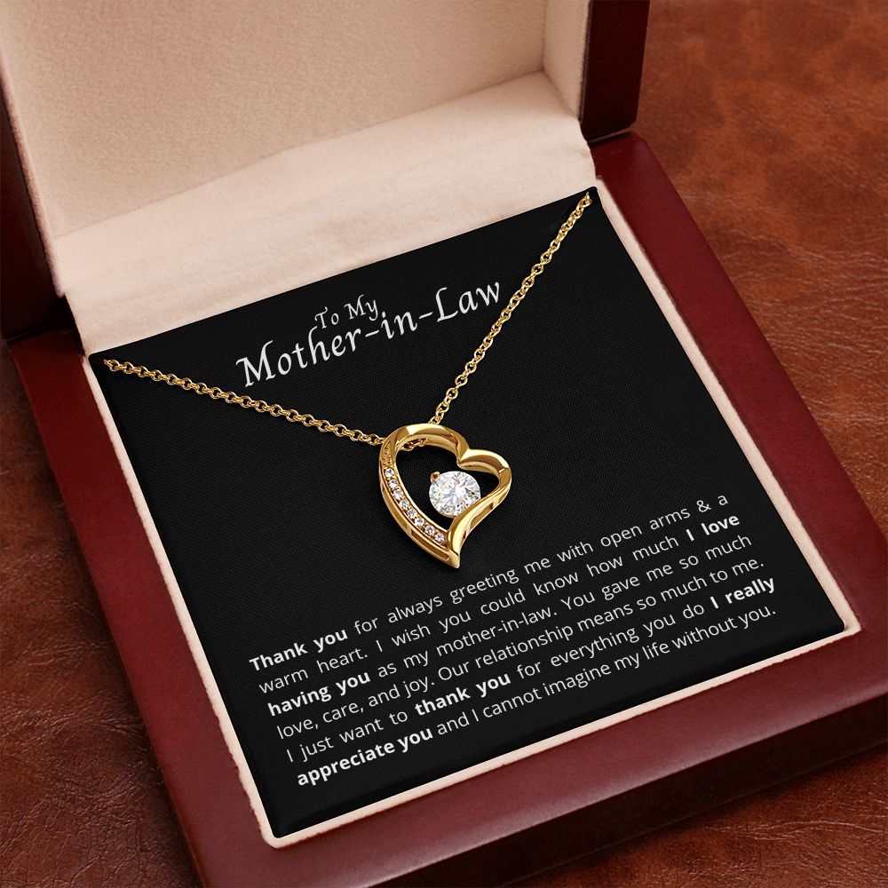 To My Mother - in - Law - Thank you for everything you do!