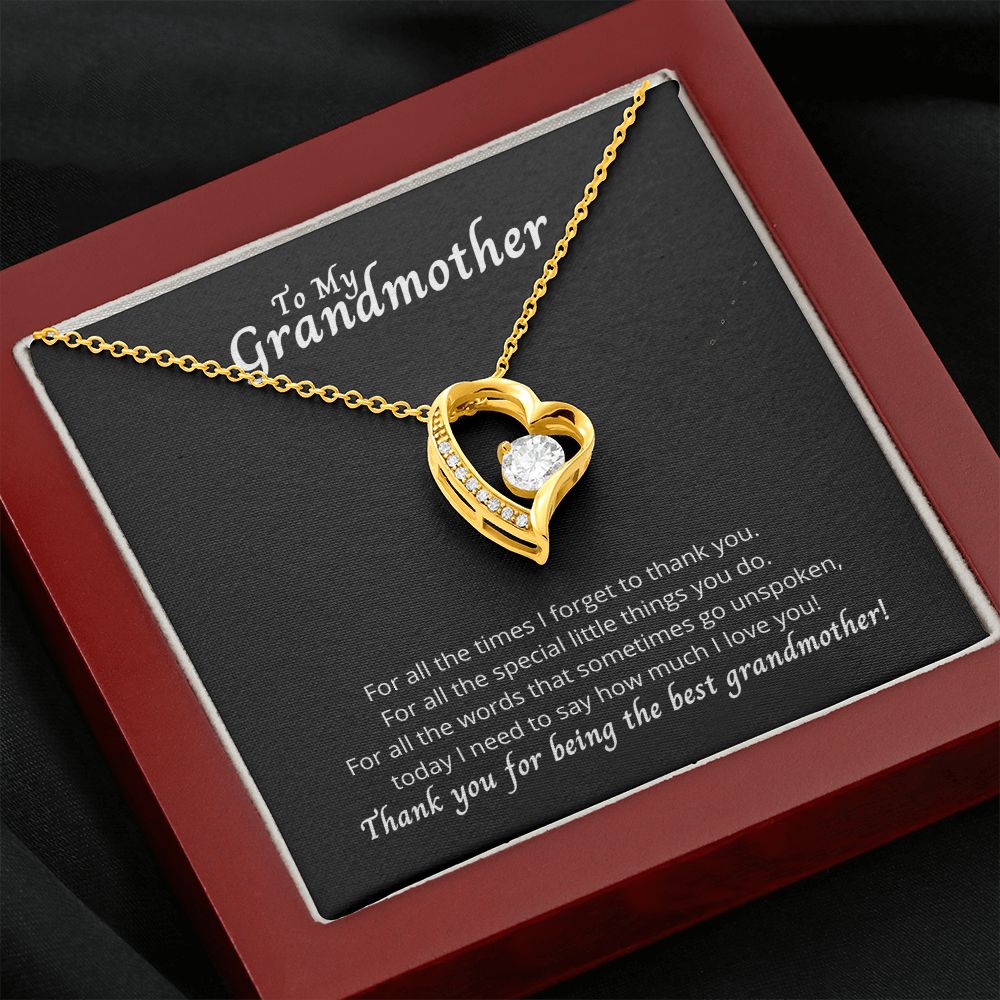 To My Grandmother - Thank you for being the best grandmother