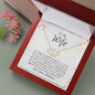 To My Dearest Wife - Gorgeous Diamond Hearts Necklace π