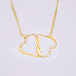 To My Dearest Wife - Gorgeous Diamond Hearts Necklace π