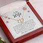 ❄️ To My Wife - Gorgeous Diamond Necklace - Perfect Christmas Gift🎄