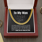 To My Man - I Love You - Unique Necklace Gift