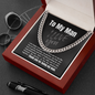 To My Man - I Love You - Unique Necklace Gift