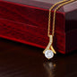 To My Granddaughter - Let this Alluring Beauty Necklace remind you how very proud I am of you!
