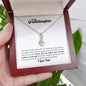 To My Granddaughter - Let this Alluring Beauty Necklace remind you how very proud I am of you!