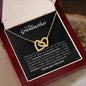 To My Loving Grandmother - Interlocking Hearts Necklace