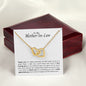 To My Mother-in-Law - Interlocking Hearts Necklace - Thank you!