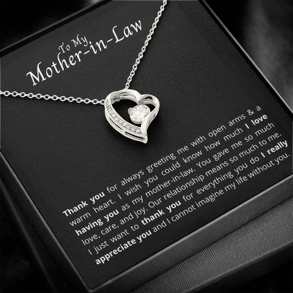 To My Mother - in - Law - Thank you for everything you do!