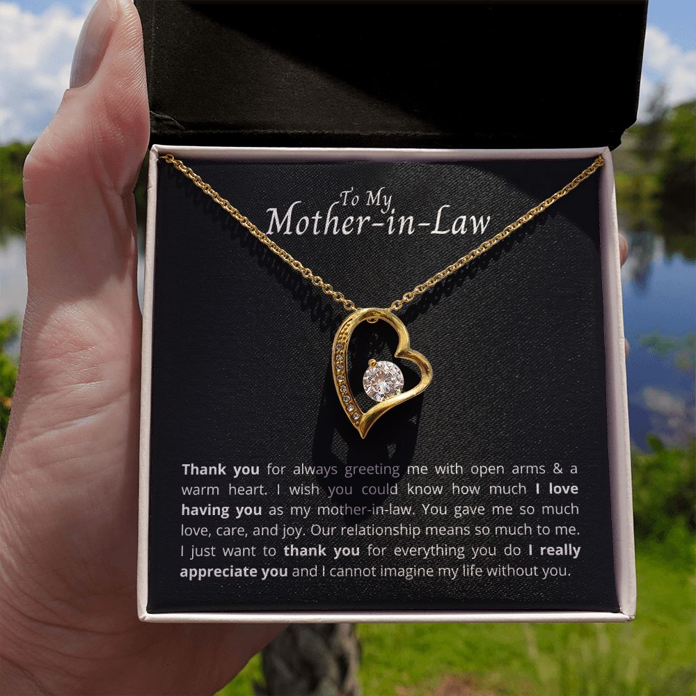 To My Mother - in - Law - Thank you for everything you do!