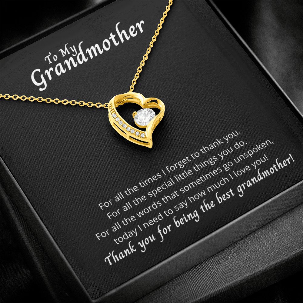 To My Grandmother - Thank you for being the best grandmother