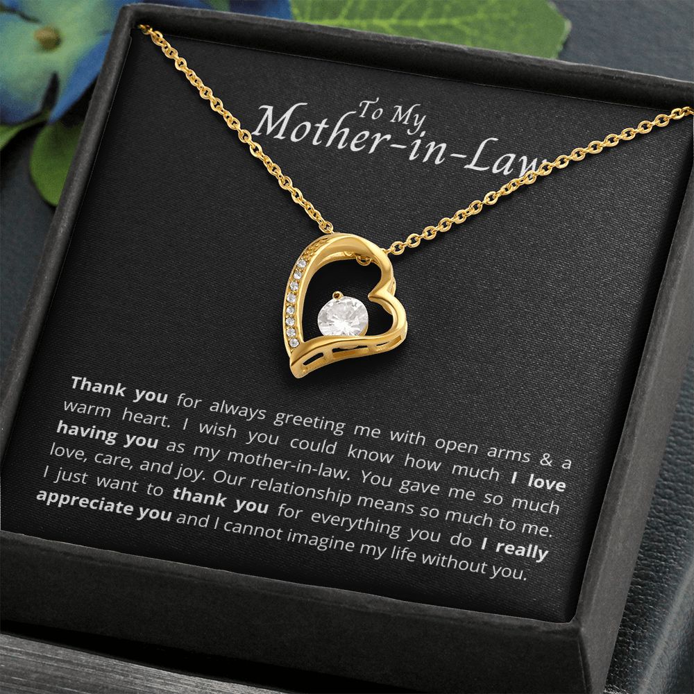 To My Mother - in - Law - Thank you for everything you do!