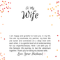 To My Dearest Wife - Gorgeous Diamond Hearts Necklace π