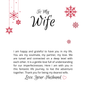 ❄️ To My Wife - Gorgeous Diamond Necklace - Perfect Christmas Gift🎄