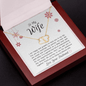 ❄️ To My Wife - Gorgeous Diamond Necklace - Perfect Christmas Gift🎄