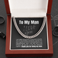 To My Man - I Love You - Unique Necklace Gift