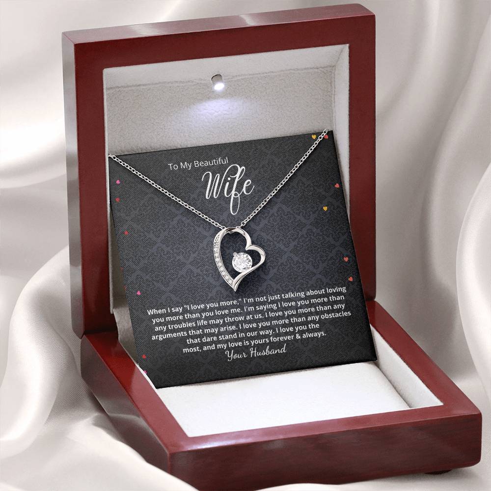 I Love You More - Add your personalized message