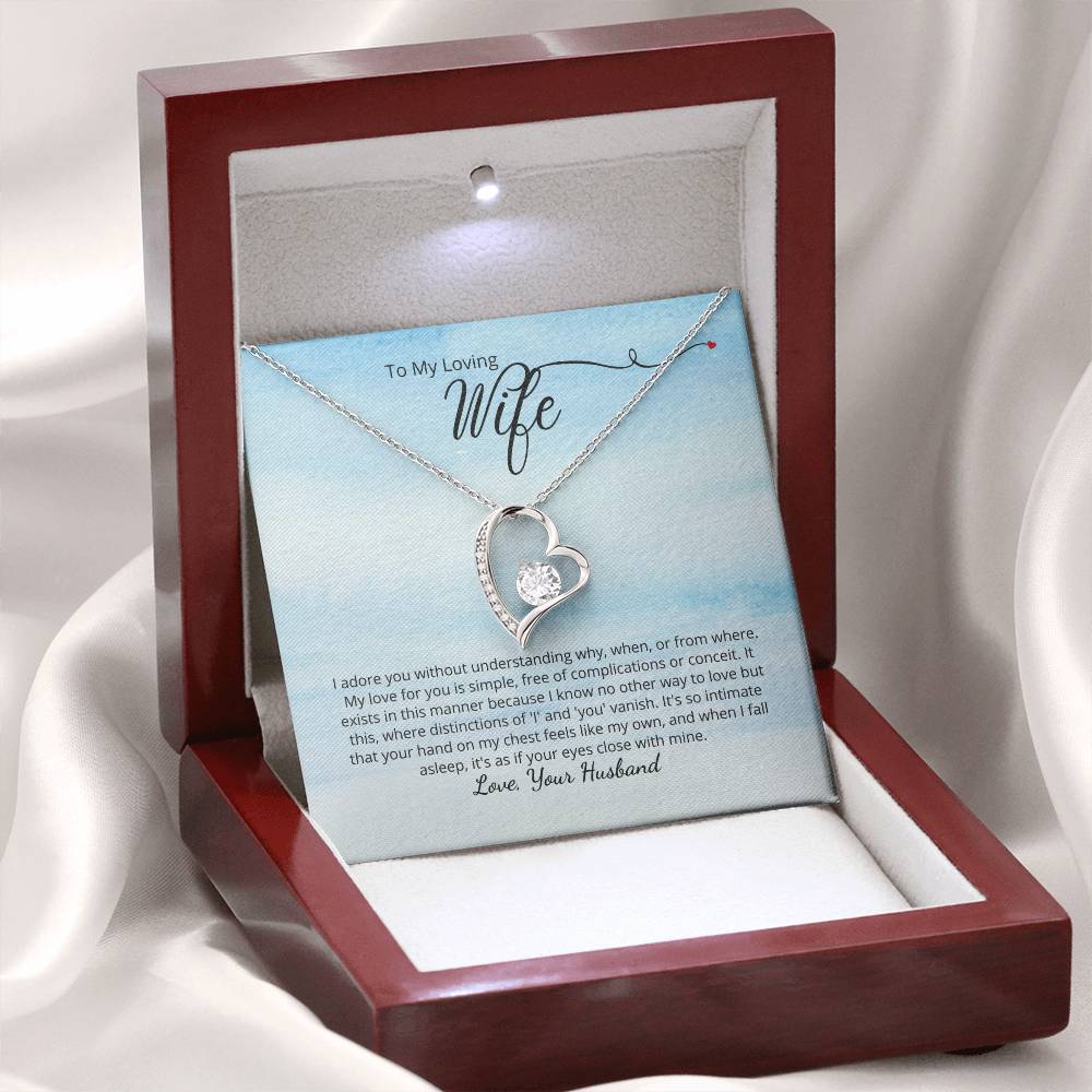 We are one - beautiful necklace with heartwarming message - add your personalized message