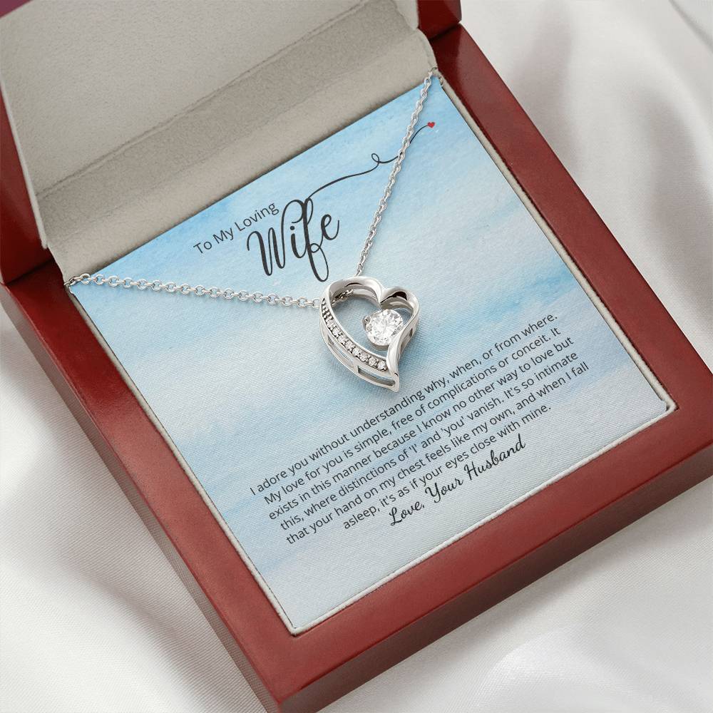 We are one - beautiful necklace with heartwarming message - add your personalized message