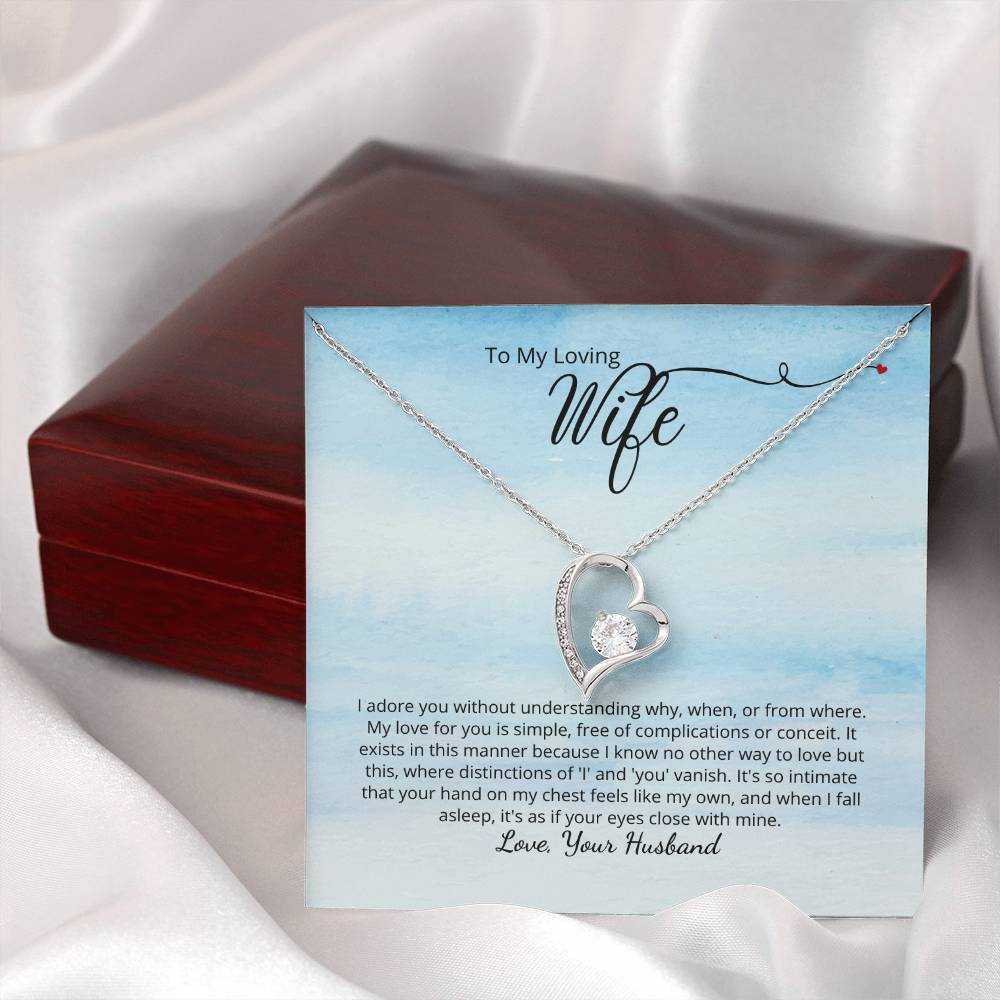 We are one - beautiful necklace with heartwarming message - add your personalized message