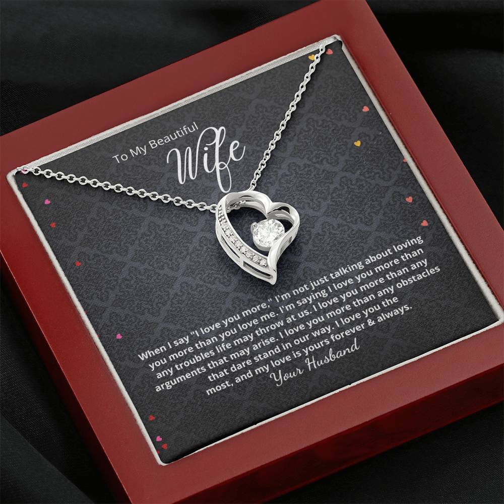 I Love You More - Add your personalized message