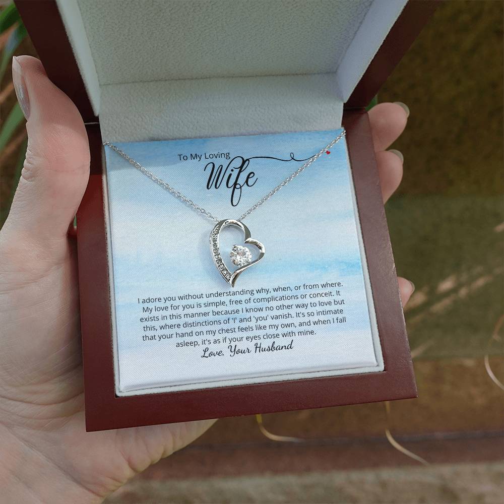 We are one - beautiful necklace with heartwarming message - add your personalized message