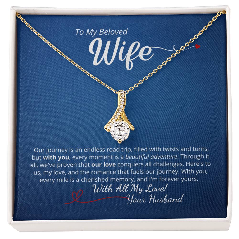 Our Journey - Alluring Beauty Necklace - Add your personalized message