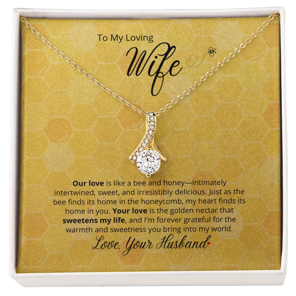 Your Love is sweet like Honey - Beautiful Alluring Beauty Necklace