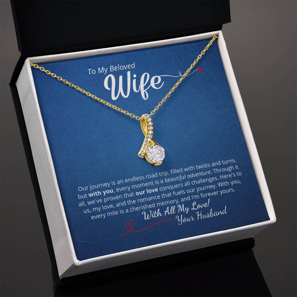 Our Journey - Alluring Beauty Necklace - Add your personalized message