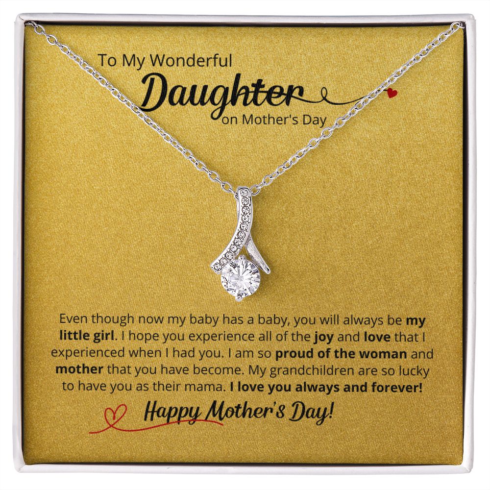 To My Wonderful Daughter on Mother's Day