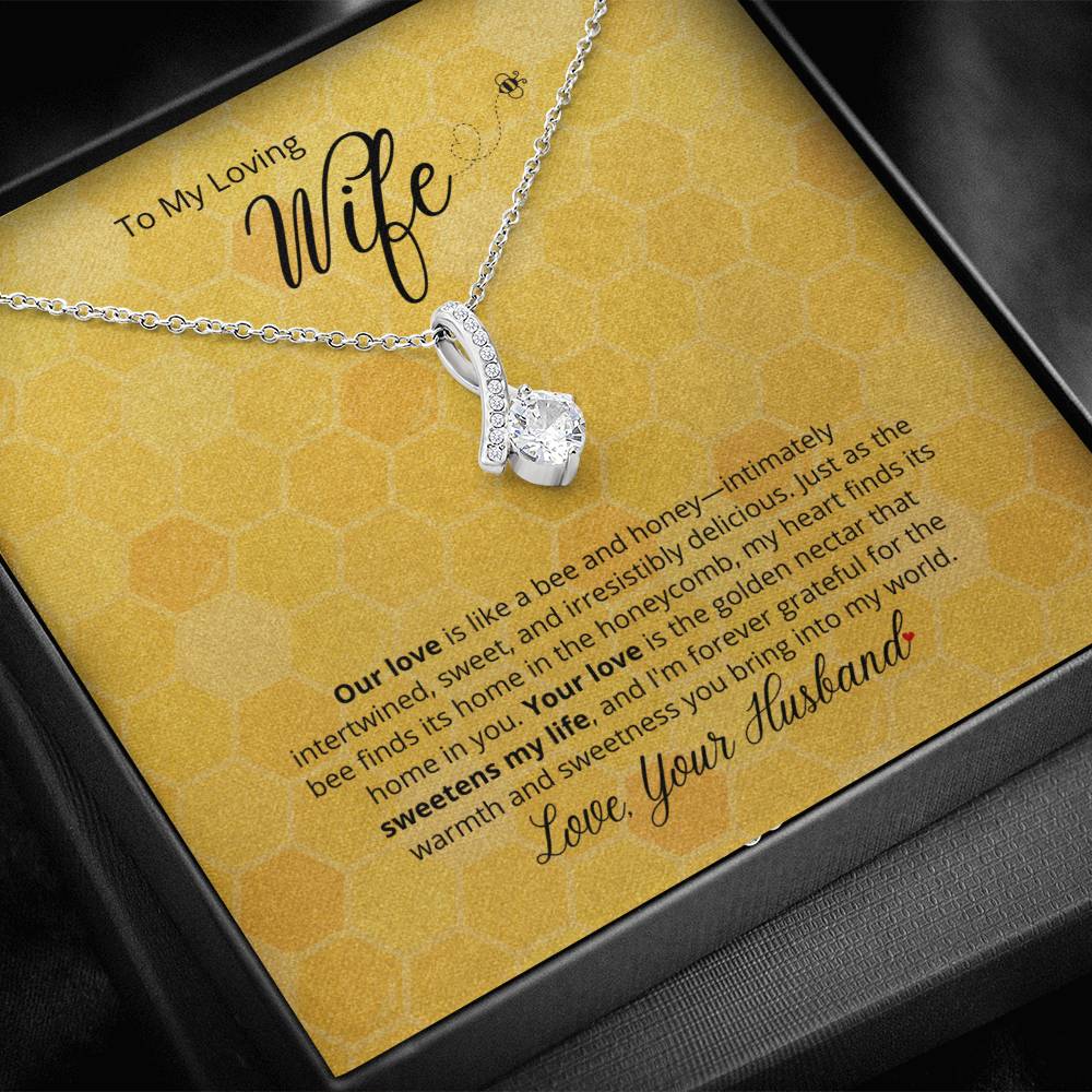 Your Love is sweet like Honey - Beautiful Alluring Beauty Necklace