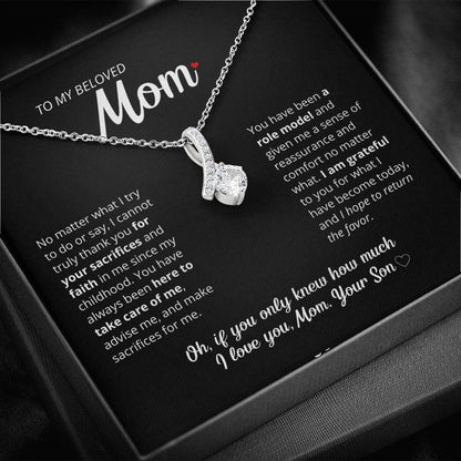 To My Beloved Mother - Beautiful Necklace!