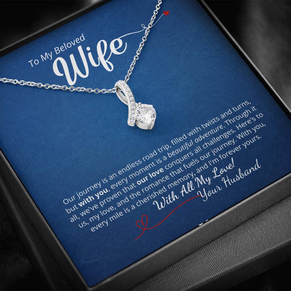 Our Journey - Alluring Beauty Necklace - Add your personalized message