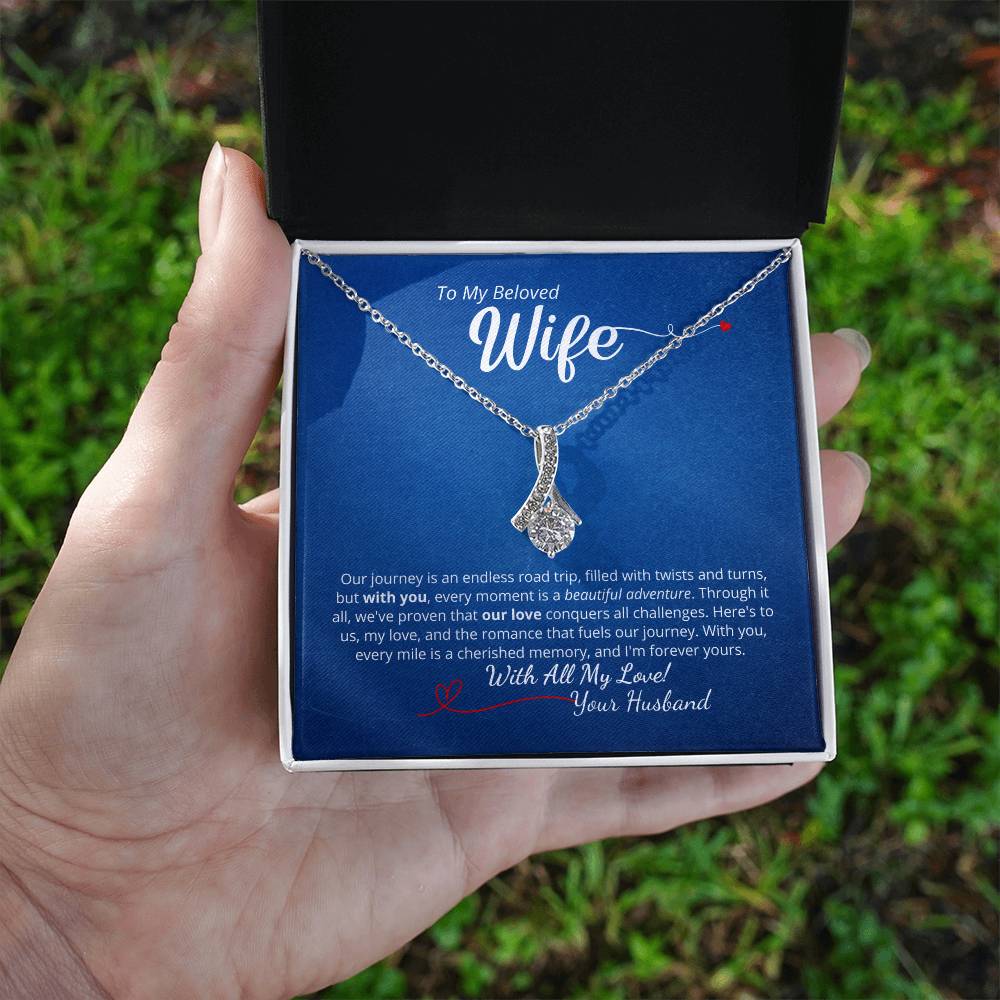 Our Journey - Alluring Beauty Necklace - Add your personalized message