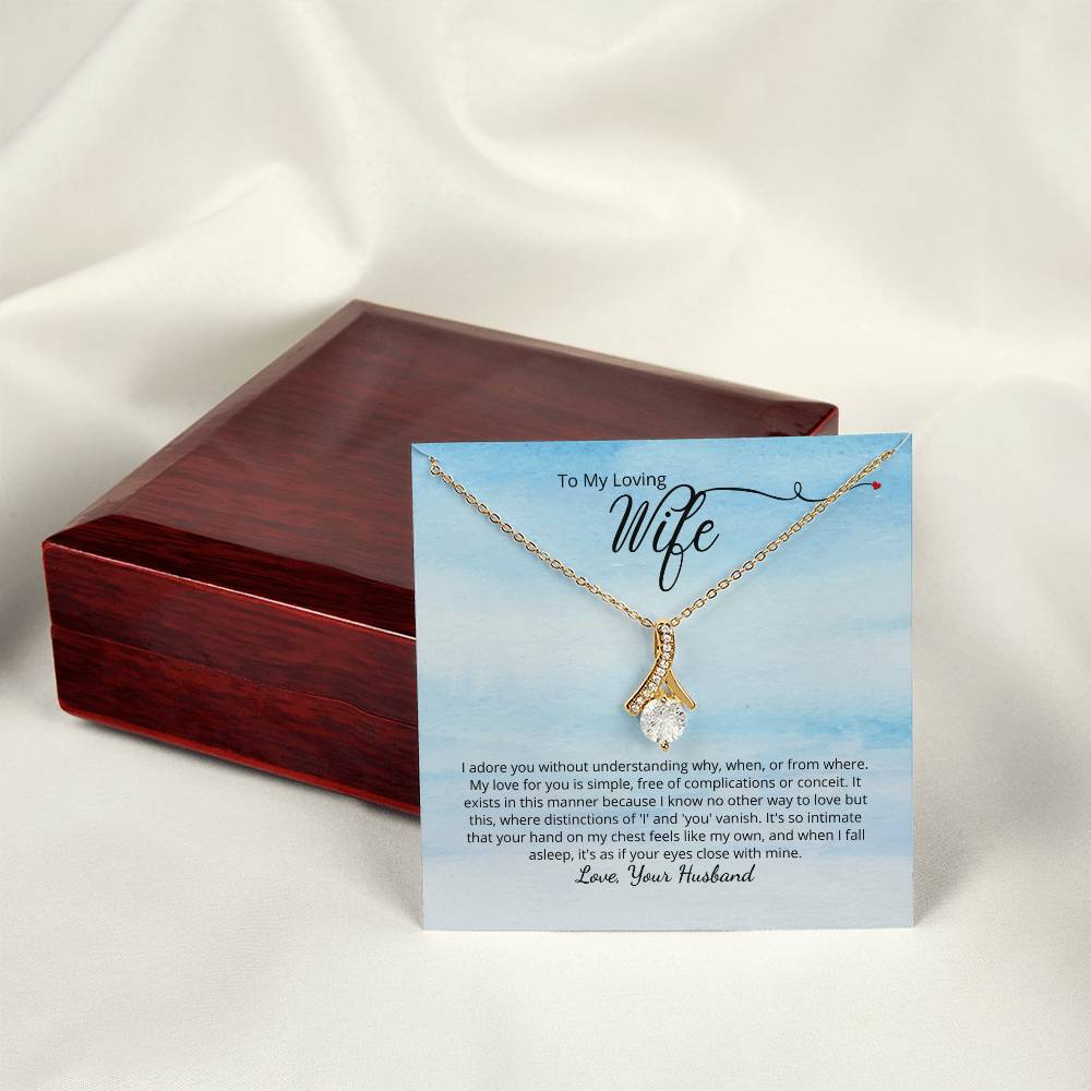 To My Loving Wife - We are one - Add personalized message