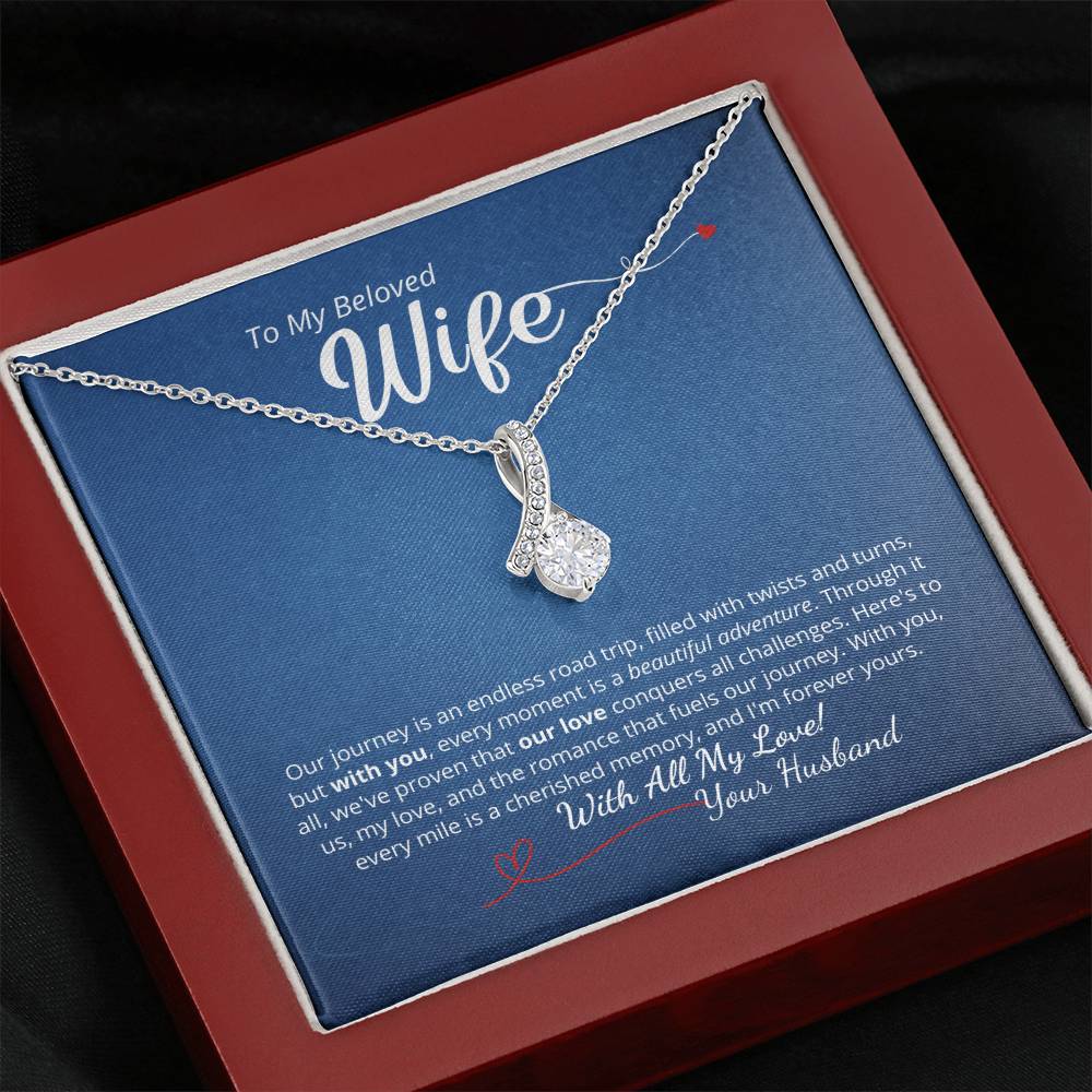 Our Journey - Alluring Beauty Necklace - Add your personalized message