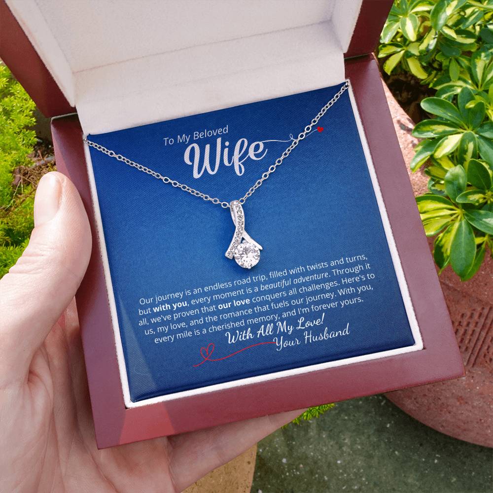 Our Journey - Alluring Beauty Necklace - Add your personalized message