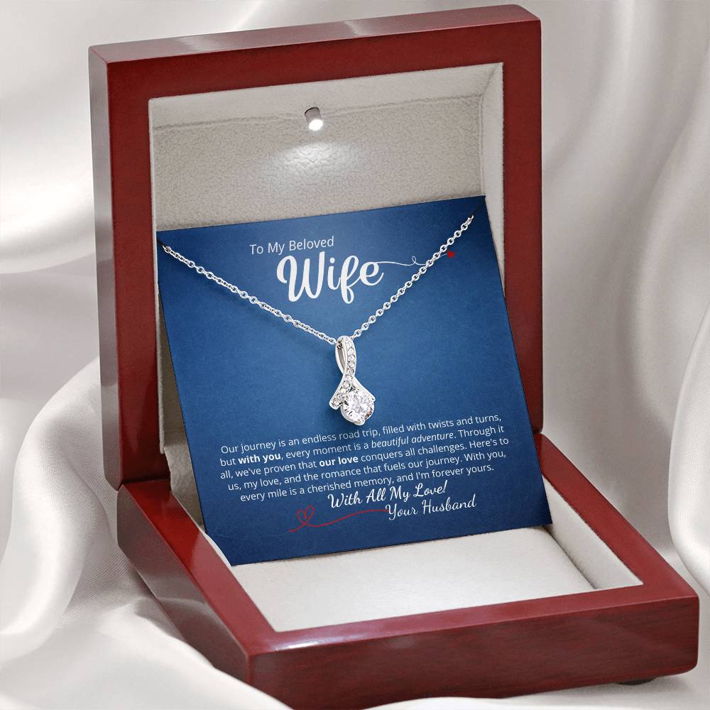 Our Journey - Alluring Beauty Necklace - Add your personalized message