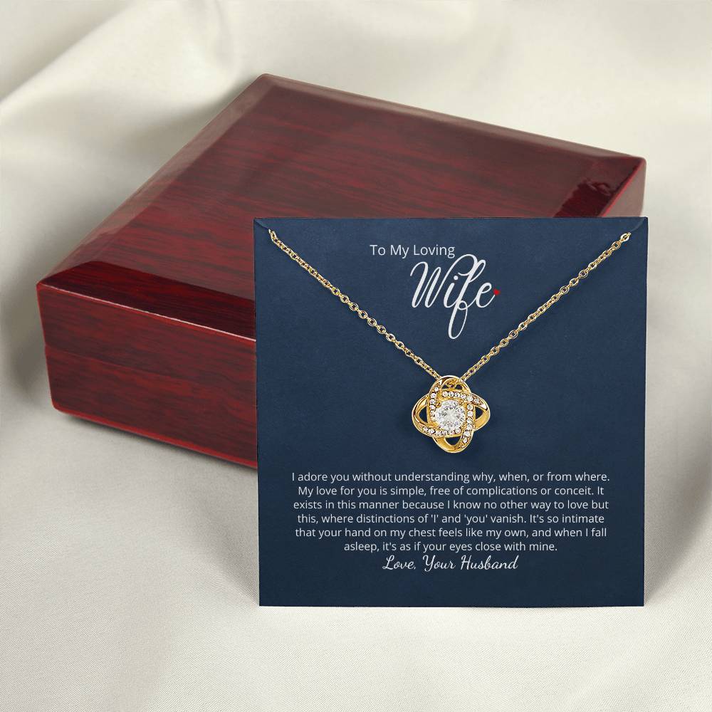 To My Loving Wife - I adore you! Add your personalized message