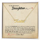 I Believe In You - Beautiful name necklace with personalized message