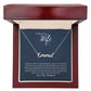 I adore you - beautiful name necklace wit personalized message