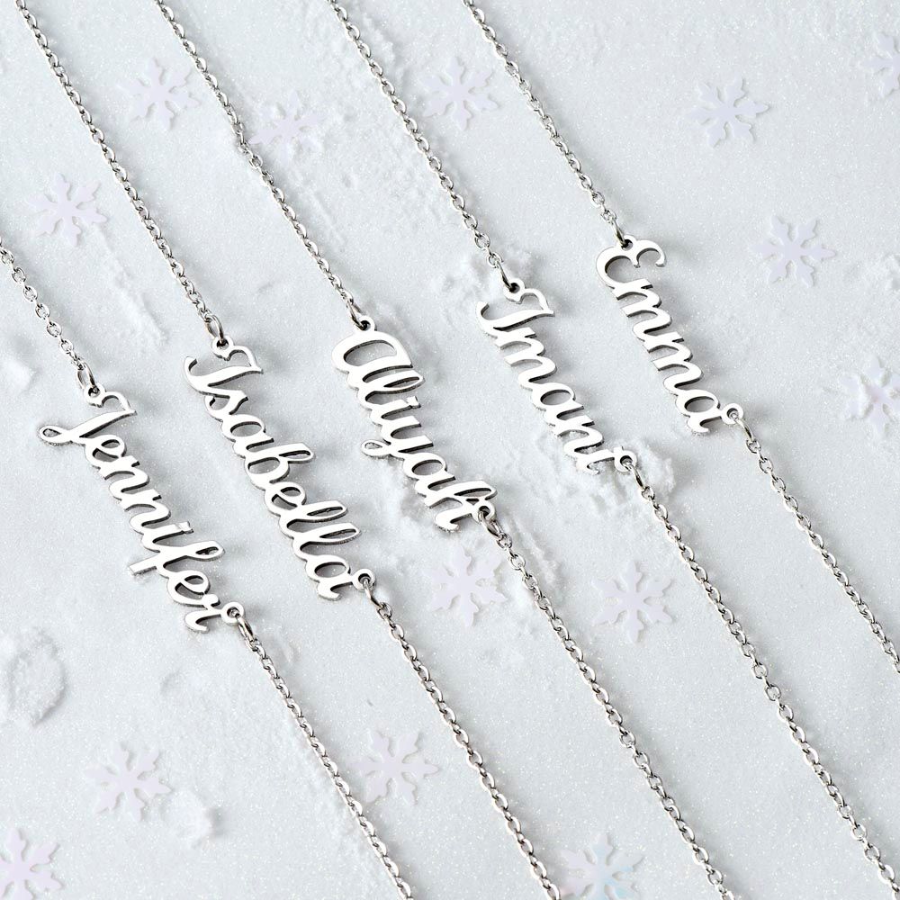 Custom Name Necklace - A Perfect Gift For Your Loving Mom 💛