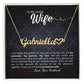 Beautiful name necklace - add your personalized message