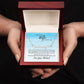To My Loving Wife - You Mean The World To Me - Custom Name Necklace!