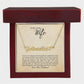 I cherish each day with you - You can add your personalized message to this beautiful name necklace!