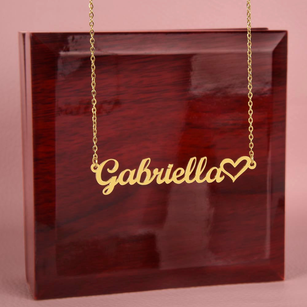 For The Best Mom In The World - From Son - Custom Name Necklace!