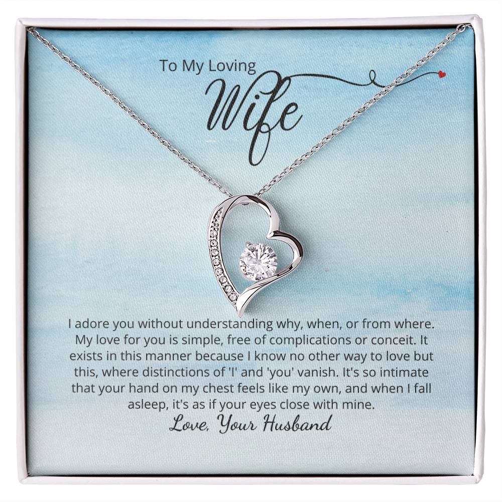 We are one - beautiful necklace with heartwarming message - add your personalized message