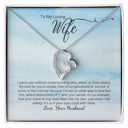 We are one - beautiful necklace with heartwarming message - add your personalized message