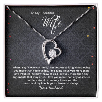 I Love You More - Add your personalized message