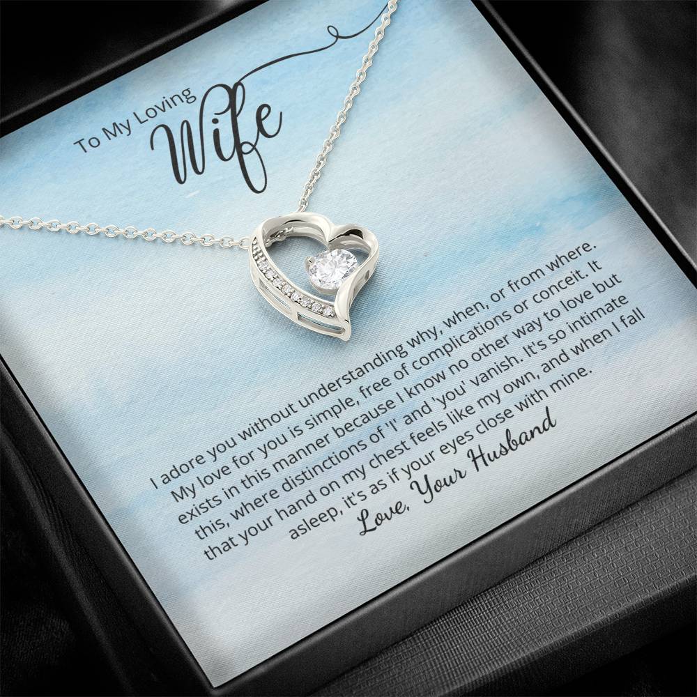 We are one - beautiful necklace with heartwarming message - add your personalized message